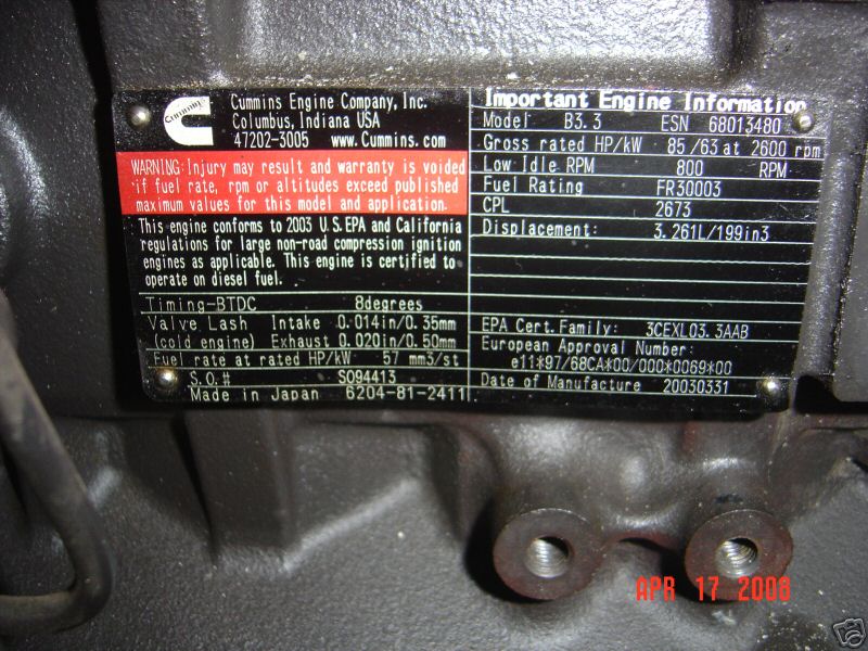 Engine serial number location on honda xr100